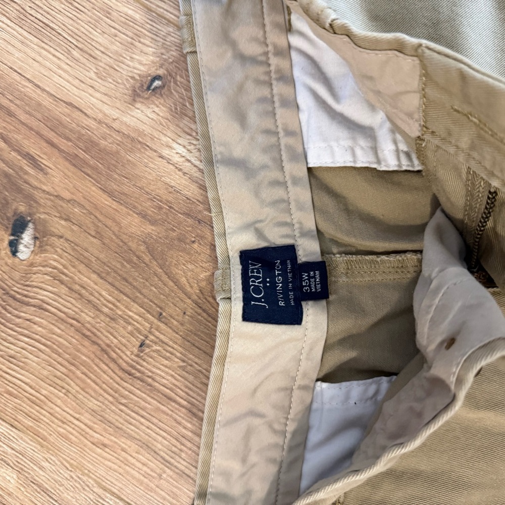 J. Crew Men's Khaki Chinos